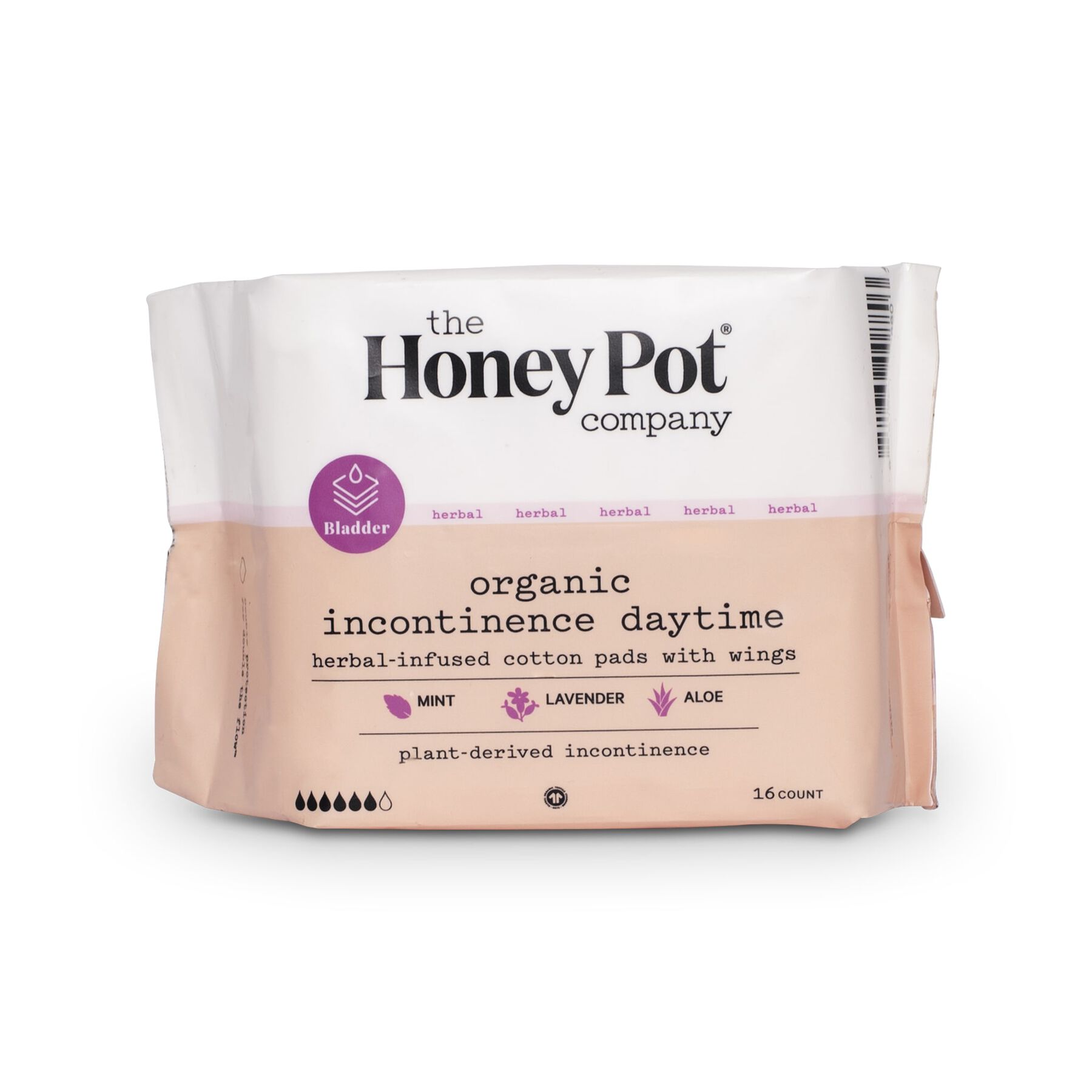 The Honey Pot Incontinence Pads, 16 ct